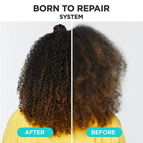 Carol's Daughter Born To Repair Leave In Hair Cream, Moisturizing, Curl Defining and Anti Frizz Hair Care for Curls with Shea Butter, 6.8 Fl Oz