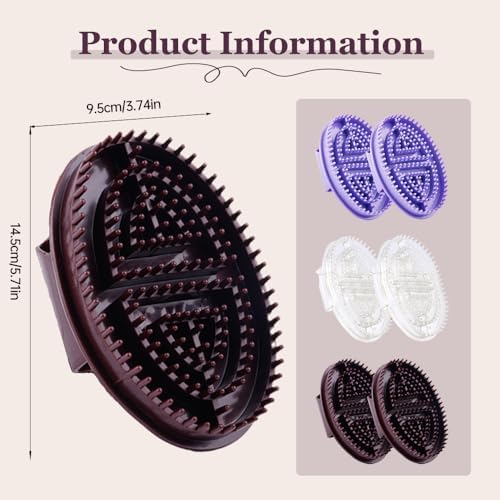Upgrade Meridian Brush Massage Body, 2025 New Full Body Relaxation Handheld Massage Comb Meridian Brush, Portable Beauty Salon Professional Custom Meridian Comb (Purple)
