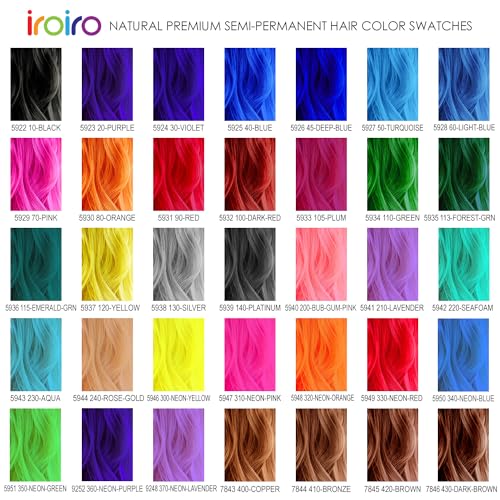 IROIRO Premium Natural Semi-Permanent Hair Color 90 Red (4oz)
