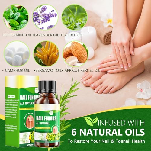 Toenail Fungus Treatment Extra Strength, Nature & Effective Nail Fungus Treatments for Fingernails & Toenail, Ingrown Toe nail Fungus Repair for Thick, Discolored & Damaged Nail