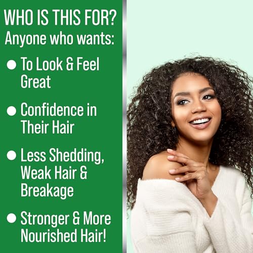 DHT Blocker for Women & Men - Vegan Thickening, Moisturizing & Strengthening Hair Serum - Topical Scalp Oil for Weak, Frizzy, Dry Hair - 1oz - DHT Blocking Oil
