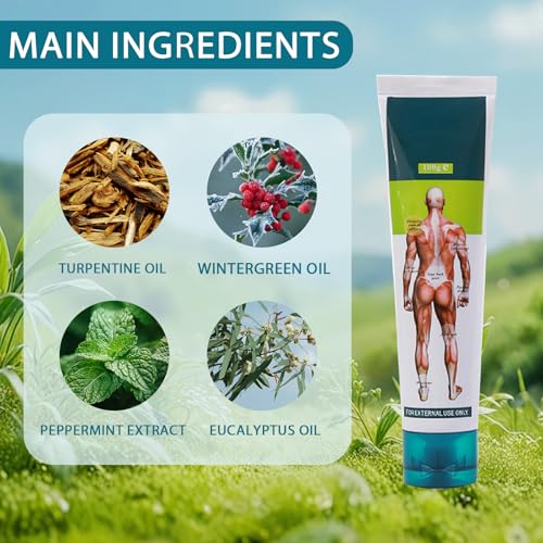 Neuropathy Cream with Natural Ingredients - Cooling & Soothing for Feet, Hands, Legs, Joints, Waist, 3.5oz (1)