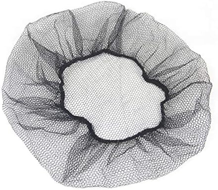 Qiansou Disposable Hair Nets Durable Nylon Breathable Honeycomb Pack of 100