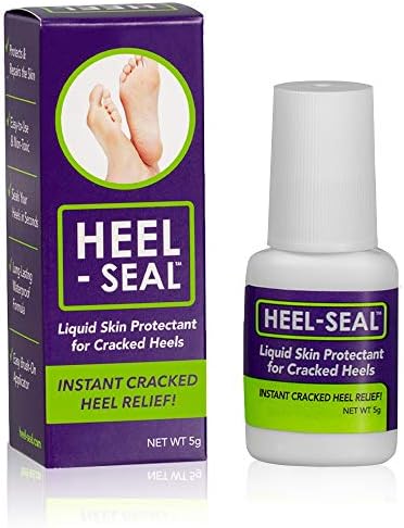 The #1 Liquid Skin Protectant for Cracked Heels, Cracked Feet Treatment, Liquid Bandage, Must-Have Foot Care for Cracked Feet, Calluses, Blisters, Foot Repair, Applicator and Buffer, 1Pk