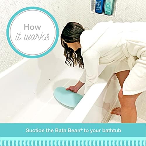 Luxury Body Stopper, Anti-Slip Spa Accessory, Holds Reclined Position in Bath to Fully Release Tension, Bathe Comfortably Hands Free, and Keep Your Hair Dry. Recline, Relax, Stay Put!