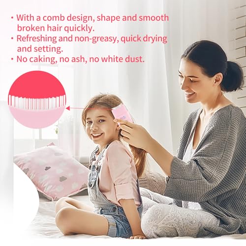 SEVICH Hair Gel For Kids With Comb, Toddler Hair Wax Stick For Girls - Quick Fix For Flyaways & Stray Ends - Frizz Control Finishing Stick - Gentle & Easy To Use 2.7fl oz/80ml