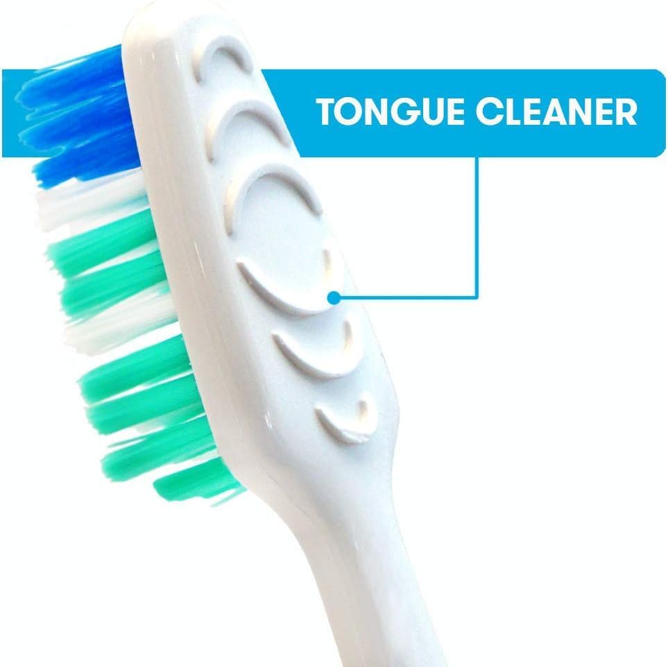 Reach Advanced Design Toothbrush, Firm Bristles for Hard to Places, Adult Toothbrush, Bulk 7 Count (Pack of 2) Total 14 Toothbrushes, Colors May Vary