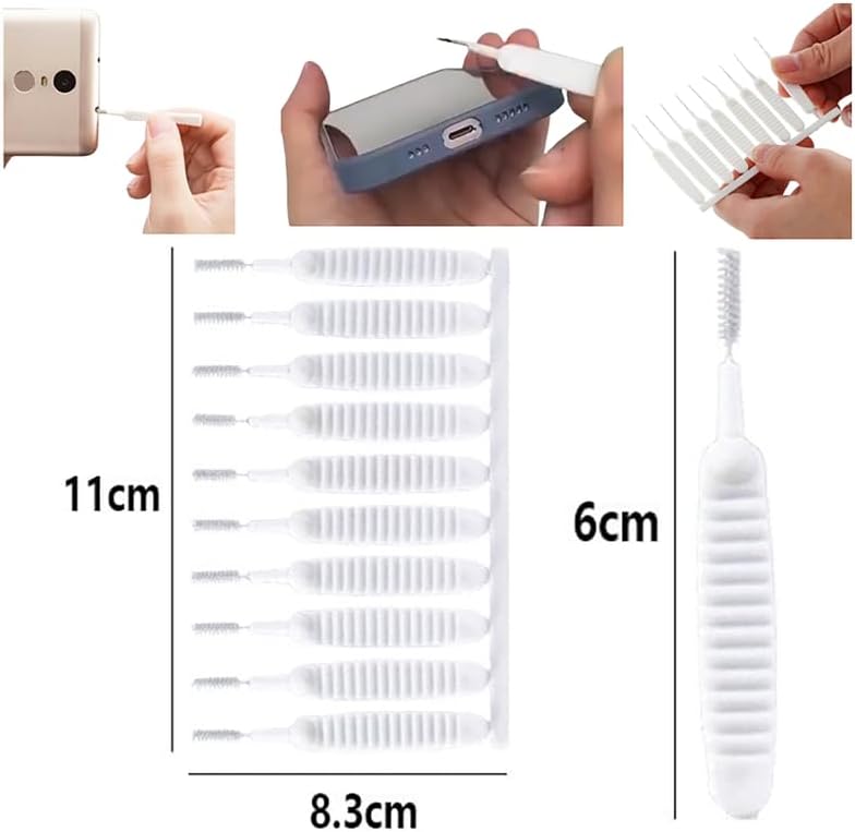 Gap Hole Anti-Clogging Cleaning Brush, 2024 Upgrade Shower Head Brush Shower Head Cleaning Brush Shower Head Cleaner Tool Multifunctional Shower Head Cleaning Brushes for Household Bathroom