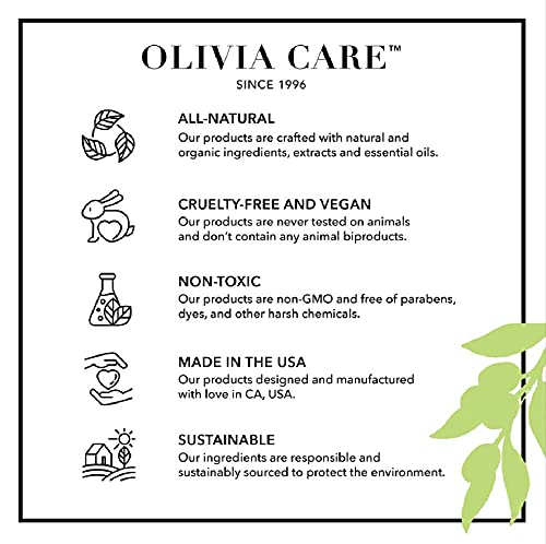 Olivia Care Body Mist Spray Made with Natural Sweet Clementine Scent - Refreshing, Soothing, Cooling & Moisturizing - Eliminate Odor with Fresh Floal Aroma - 4 FL OZ