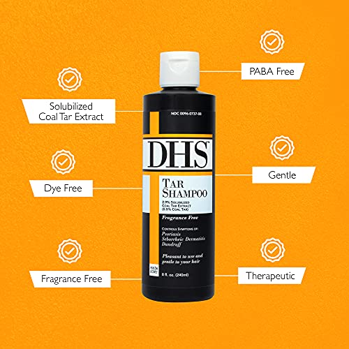 DHS Tar Shampoo, 8 Fluid Ounce