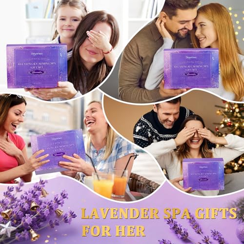 Spa Gifts for Women,Relaxing Stress Relief Birthday Gifts Spa Self Care Basket Package Gift Set for Best Friend Mom Her Wife Sister Anniversary Valentines Mothers Day Christmas Stocking Stuffers