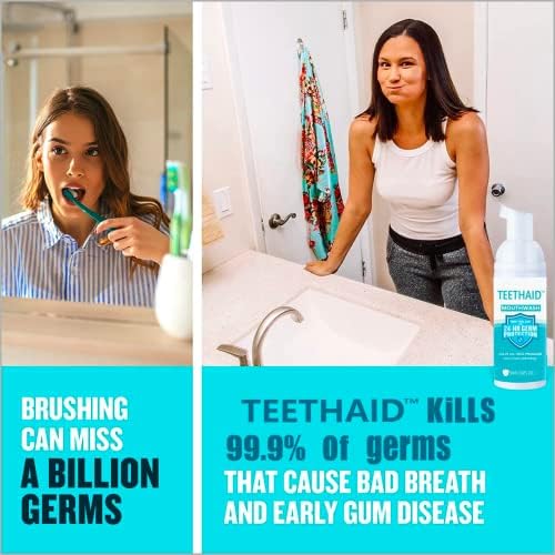 | Teeth Whitening Toothpaste & Mouthwash | Whitener Travel & Kids Toothpaste | Fluoride Free for Adults | Tooth Repair Kit Similar to His Smile & My Smile