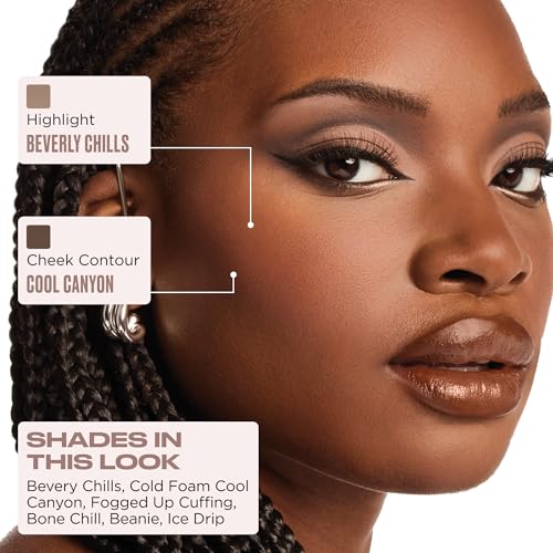 URBAN DECAY Naked Shaped Eyeshadow Palette - Multi-Use Cool-Toned Neutral Eye & Face Palette, 14 Crease-Resistant & Transfer-Resistant Shades, Up to 16 HR Wear, Sculpting Creams, Defining Powders