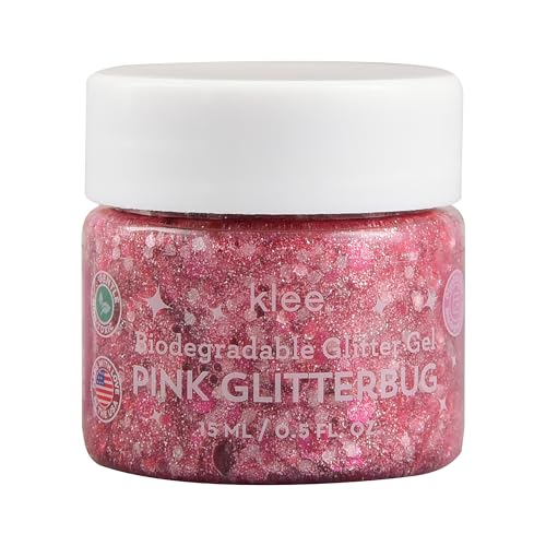 Luna Star Naturals Klee Kids Deluxe Play Makeup Kit. Gentle and Non-Toxic. Made in USA. (Pink Ballet Fairy)