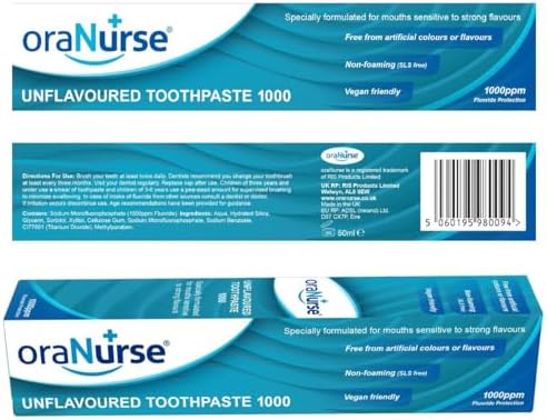 Unflavoured Toothpaste 50ml - 0-3 Years by Generic