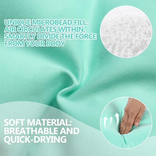 MABOZOO Bath Seat Pillow for Bathtub, Bathtub Seat Cushion For Tub with Non-Slip Suction Cups, Spa Pillow Shower Seat Cushion Bath Tub Cushion For Soaking Tub in Bathroom
