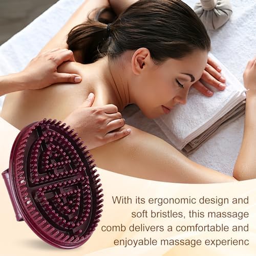 2pcs Meridian Brush Massage Brush,Beauty Salon Professional Custom MeridianBrush, Full Body Relaxation Meridian Massage Brush