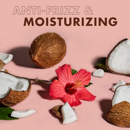 SheaMoisture Curl Mousse, Frizz Free, Coconut & Hibiscus 2-Pack – Moisture Lock & Define for Curly Hair, Wavy Styles, 7.5 Oz Ea
