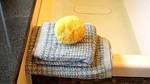 Sea Sponge for Bathing 5 inch-Softly Rough but Not Skin Irritating – Yellow, Natural Bath Sponge-Renewable Resource – Natural Sponge for Body and Shower-Lathers & Washes Really Well