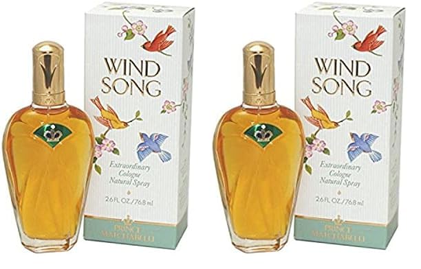 Prince Matchabelli Wind Song For Women. Cologne Spray Natural 2.6 Ounces (Pack of 2)