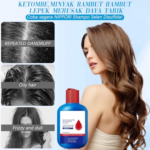 Nippori Shampoo, Oil Control Refreshing, Anti-Dandruff Shampoo, Unisex (1pcs)