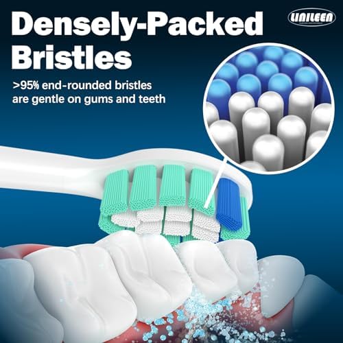 Replacement Heads for Philips Sonicare,Compatible with Toothbrush Electric Sonic C1,C2,C3,4100,G2,G3,W3,for DiamondClean 9500,ExpertClean 7500,FlexCare,HealthyWhite,Protective Clean 5100,6100,10 Pack