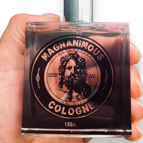 MAGNANIMOUS COLOGNE (100 ML) - "ALEXANDER" SCENT (MAHOGANY, COGNAC, BLOOD ORANGE, RED PEPPER, CLARY SAGE, BOURBON, & SANDALWOOD) SMELL MAGNANIMOUS WITH THE BEST SMELLING COLOGNE ON THE PLANET!