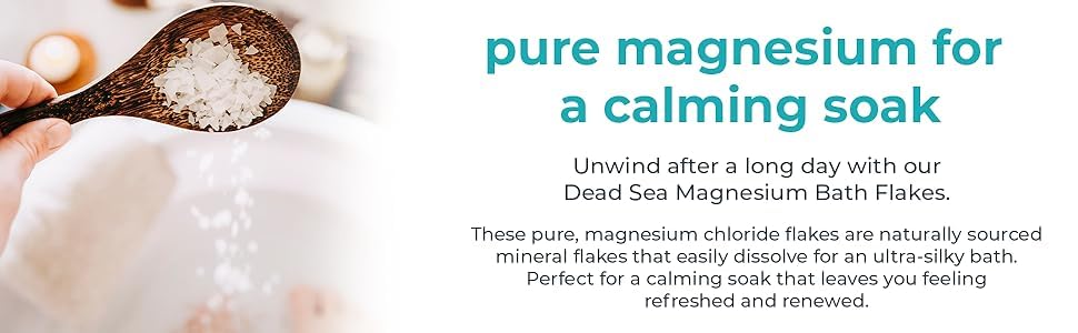 Natural Elephant Dead Sea Magnesium Bath Flakes | 10 lb (Pack of 2 5lb Bags) | Pure Magnesium Chloride Soak for Body and Foot | Ideal for a Soothing Bath Experience | Alternative to Epsom Salt