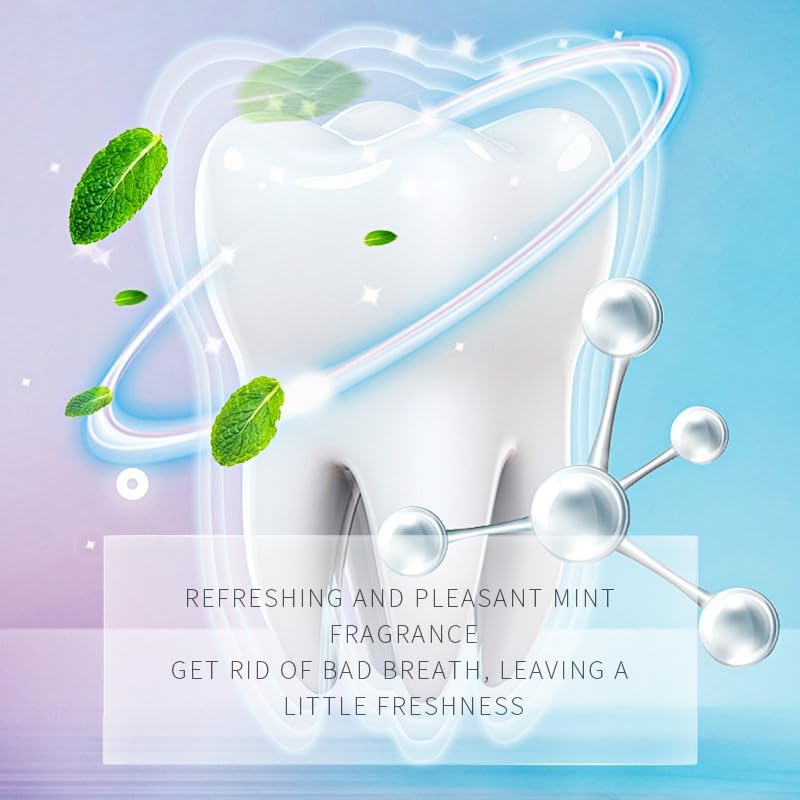 Peachloft Niacinamide Whitening Toothpaste, Probiotic Intensive White Toothpaste, Unismart & Tribright Toothpastes Triple Whitening Gel, Care Protect Tooth Strengthening, Mint, Fresh Breath