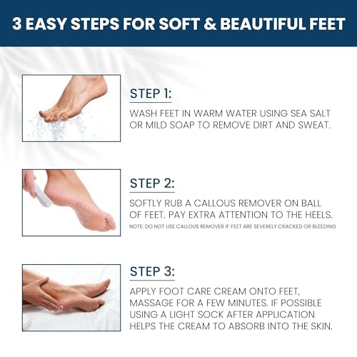 Nordic Care Foot Care Cream Intensive Repair | 10% Urea Treats Severely Dry Feet & Cracked Heels | Noticeable Results In Days