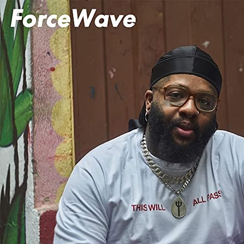 ForceWave 12 Pieces Silky Durag for Men Women Satin Durags for 360 Waves