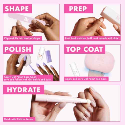 Olive & June Gel Polish | Longest-Lasting Formula | Up to 21 Days of Wear | Damage-Free Removal | Salon-Quality Manicure, Pedicure at Home | Vegan, Cruelty-Free | The Queen Takes Her Tea with Milk