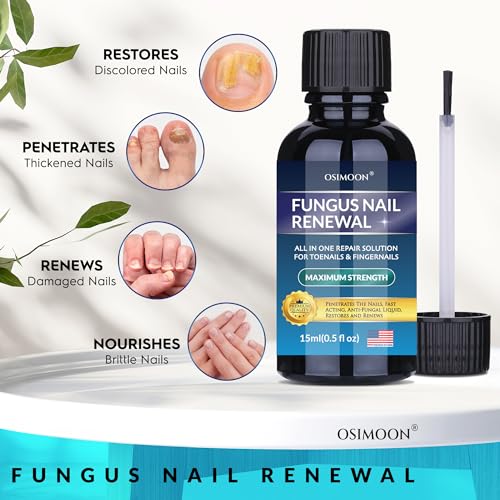Toenail Fungus Treatment Extra Strength: Nail Fungus Treatment with 10% Undecylenic Acid, Nail Repair for Damaged Nails, Nail Fungus Treatment for Men and Women (2 Packs), Blue