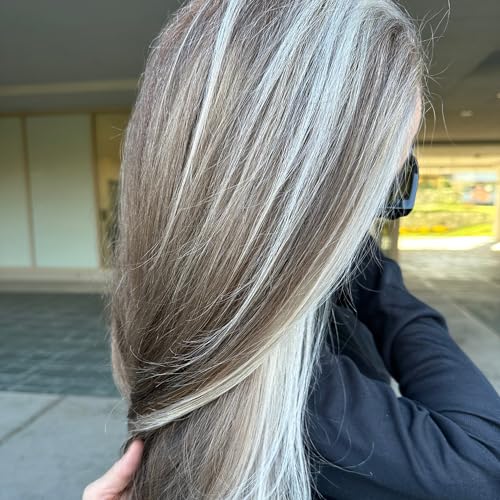 RUSK Deepshine PlatinumX Shampoo, Gentle Cleansing, Brightening Color Boost for Platinum, Silver, Gray, White, and Blonde Hair, 12 oz