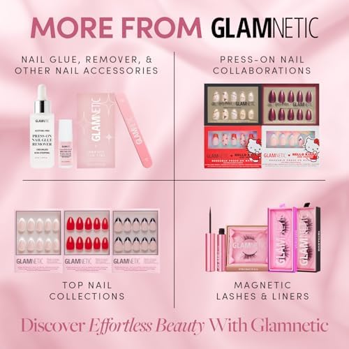 Glamnetic Handheld UV LED Lamp | Compact, Travel-Fiendly Curing Lamp for Nails | Lightweight & Easy to Use | USB Compatible