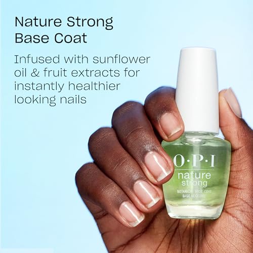 OPI Nature Strong Natural Origin Nail Polish | Opaque Bright Blue & Green Crème Eco-Friendly Nail Polish | Plant Based, Vegan, Cruelty Free