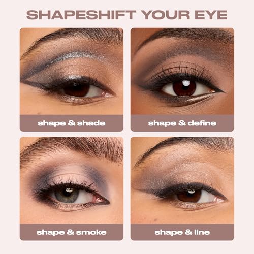 URBAN DECAY Naked Shaped Eyeshadow Palette - Multi-Use Cool-Toned Neutral Eye & Face Palette, 14 Crease-Resistant & Transfer-Resistant Shades, Up to 16 HR Wear, Sculpting Creams, Defining Powders