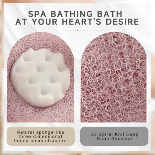 Super Soft Sunflower Suction Cup Bath Ball, 2025 Upgraded 2-in-1 Bath Sponges for Shower Women, Body Wash Infused Sponge, Bath Shower Scrubber Loofah for Women Cleaning Brush (3)
