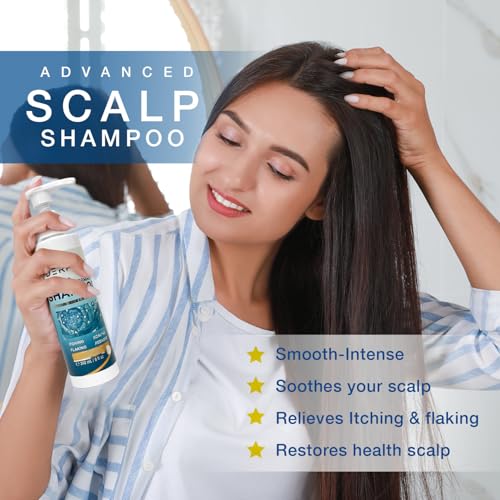 Psoriasis Shampoo: Seborrheic Dermatitis Shampoo, Folliculitis - for Eczema Dandruff Itchy Dry Scalp - Safe Ingredients for All Skin Types - 8 Fl Oz