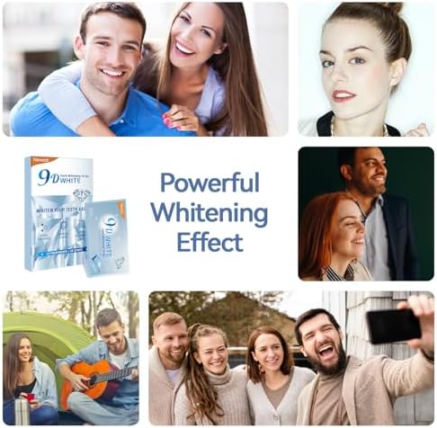 Somall 3-Day Rapid Teeth Whitening Strips for Sensitive Teeth,Professional 9D Enamel-Safe Whitening Kit, 28 Strips (14 Pack) Dentist Formulated & Certified Non-Toxic, Stain Removal for Coffee&Smoking