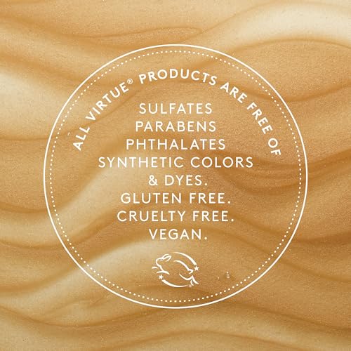 Virtue Un-Frizz Leave-In Hair Treatment for Curly Hair and Frizz Control, Sulfate Free, Safe for All Hair Types, Color Safe