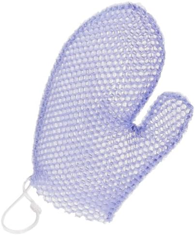 Supracor Spa Bath Mitt Body Exfoliator Face Scrub Sponge (Purple)