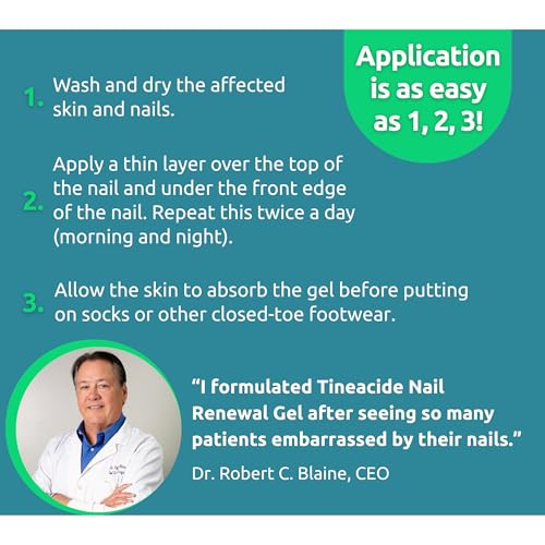 Nail Renewal Gel, Discoloration, Thick, Brittle, Cracking Nails, Clippers Included - 1.25 fl. oz.
