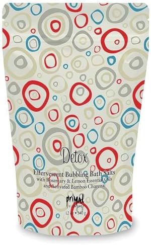 Primal Elements Bubbling Bath Salts, Detox, 12 Ounce