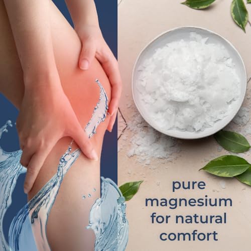 Natural Elephant Dead Sea Magnesium Bath Flakes | 10 lb (Pack of 2 5lb Bags) | Pure Magnesium Chloride Soak for Body and Foot | Ideal for a Soothing Bath Experience | Alternative to Epsom Salt