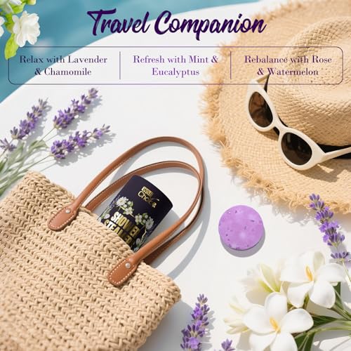 W&E Choice Shower Steamers Aromatherapy - Shower Bombs with Natural Essential Oils for Daily Relaxation & Stress Relief, Birthday Gifts for Women & Men, Mom, Teen 8 Pack