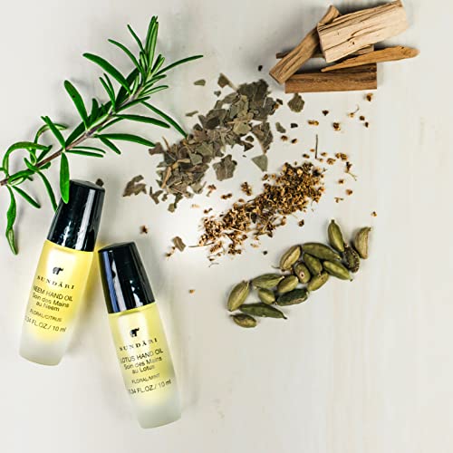 SUNDARI Neem Hand & Cuticle Oil – 0.34 Fl Oz, Roller for Dry Hands, Nails & Cuticles, Hydrating, Non-Greasy, Mess-Free, Pure Plant Extracts