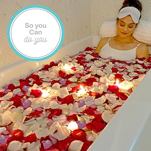 Luxury Body Stopper, Anti-Slip Spa Accessory, Holds Reclined Position in Bath to Fully Release Tension, Bathe Comfortably Hands Free, and Keep Your Hair Dry. Recline, Relax, Stay Put!