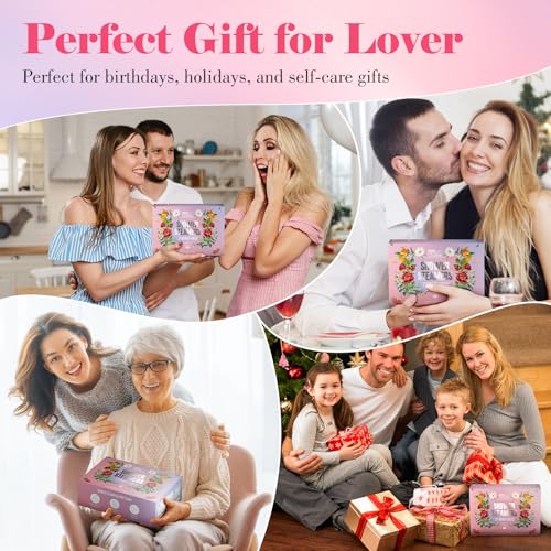 W&E Choice Shower Steamers Aromatherapy - Shower Bombs with Natural Essential Oils for Daily Relaxation & Stress Relief, Birthday Gifts for Women & Men, Gift for Women& Men, Mom, Teen 21 Pack