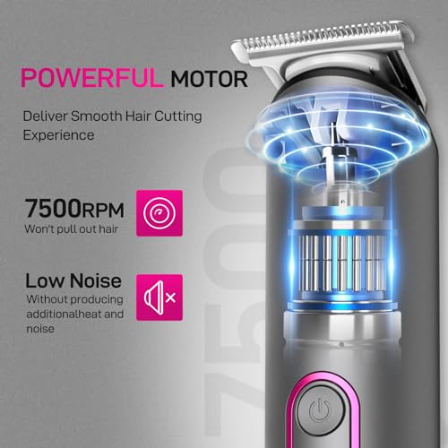 PRITECH Bikini Trimmer for Women - Rechargeable Pubic Hair Trimmer for Sensitive Skin, Wet & Dry Use, Pain-Free Electric Razor&Shaver with Standing Recharge Dock, Ideal Gift for Women, Aurora Gray